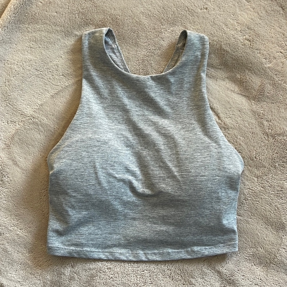 High Neck Cropped Tank